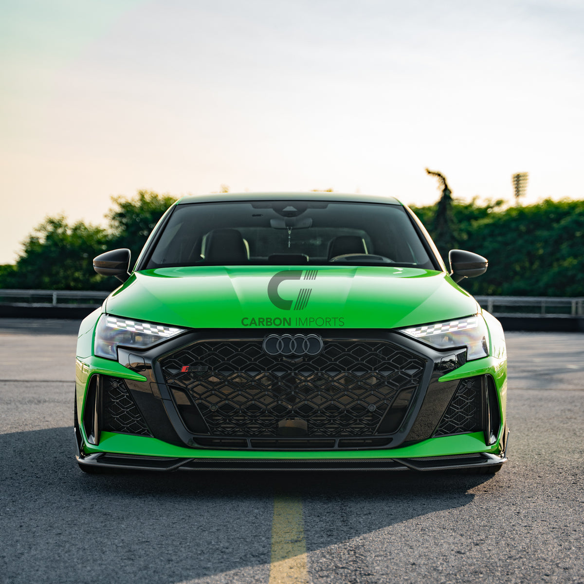 Audi RS3 8Y.5 Carbon Fiber Front Lip 2025-2026 V2