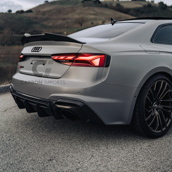 Audi A5/S5/RS5 B9/B9.5 Carbon Fiber Trunk Lip 2017-2025 V4