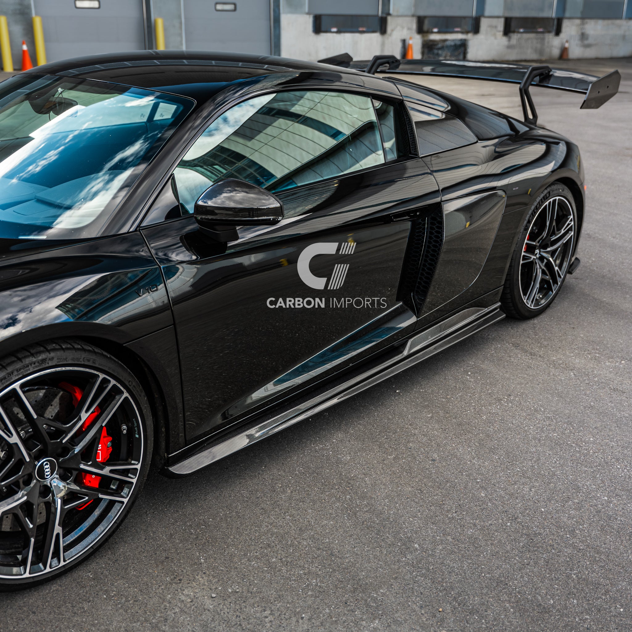 Audi R8 Gen 2.5 Carbon Fiber Side Skirts 2020-2023