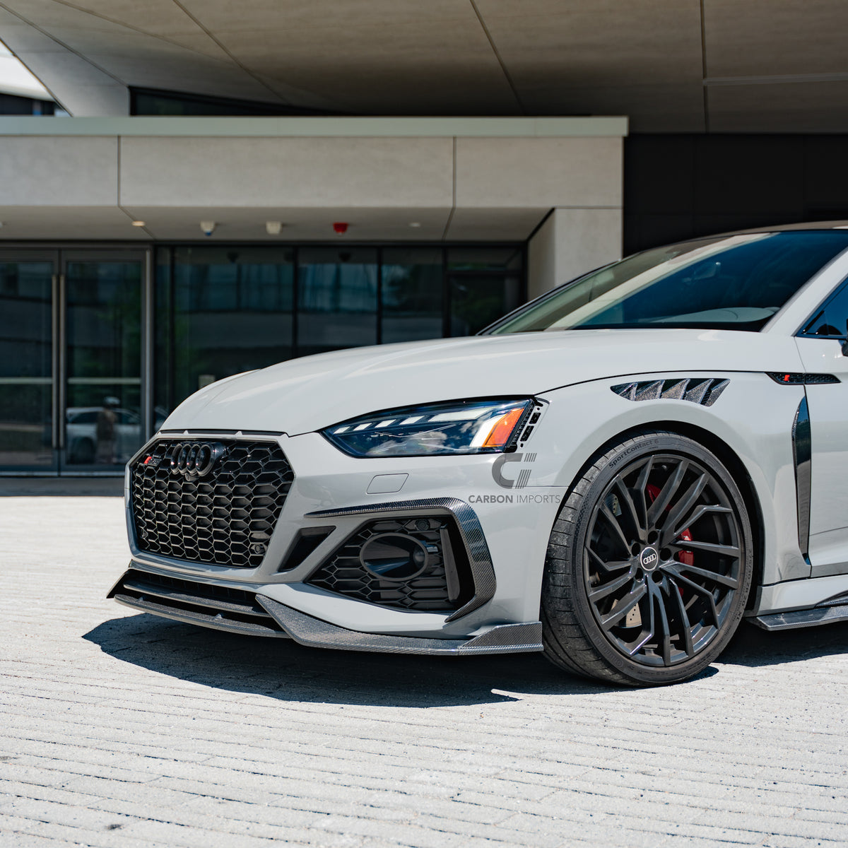 Audi RS5 B9.5 Carbon Fiber Front Lip 2020-2025