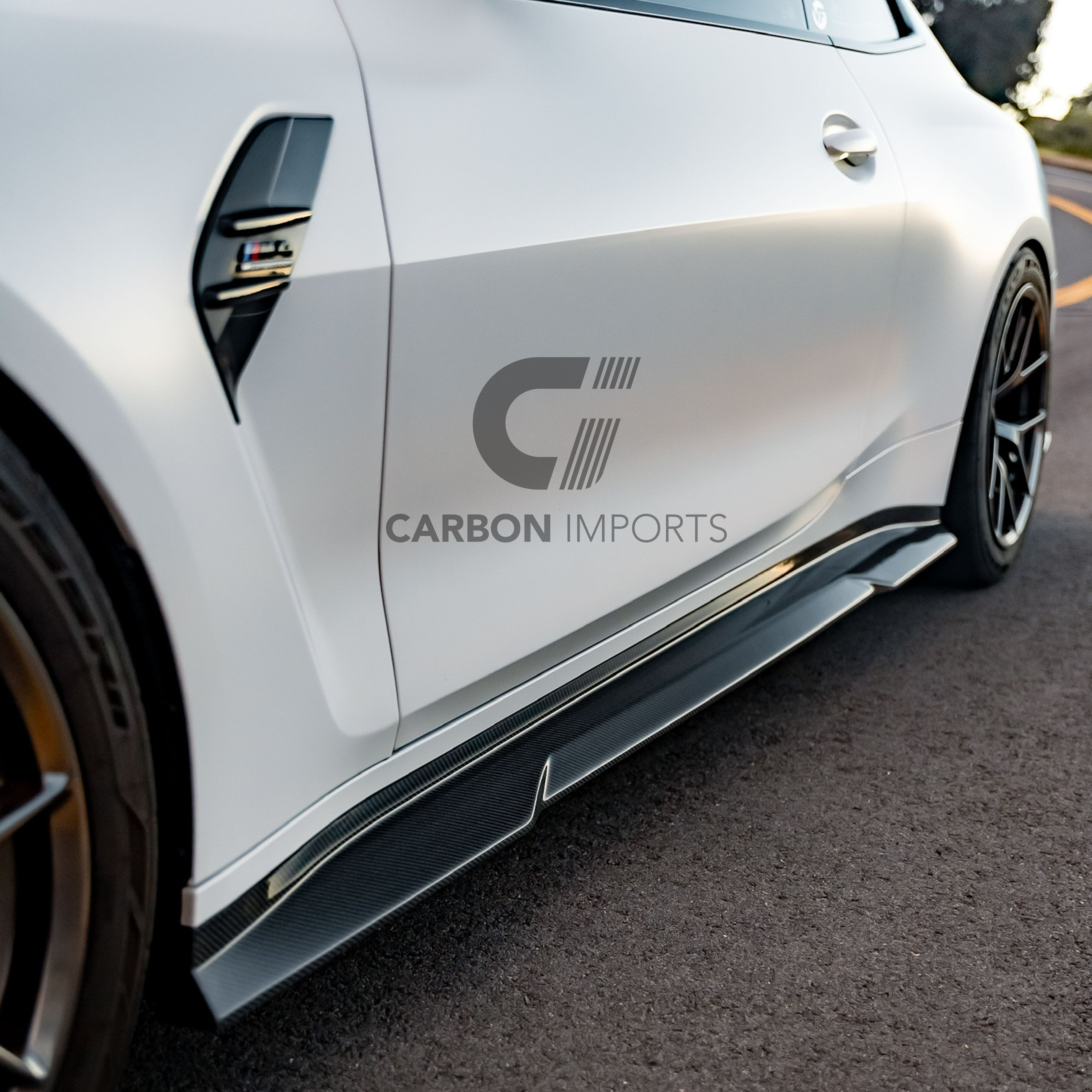 BMW M4 G82/G83 Carbon Fiber Side Skirts 2020-2026