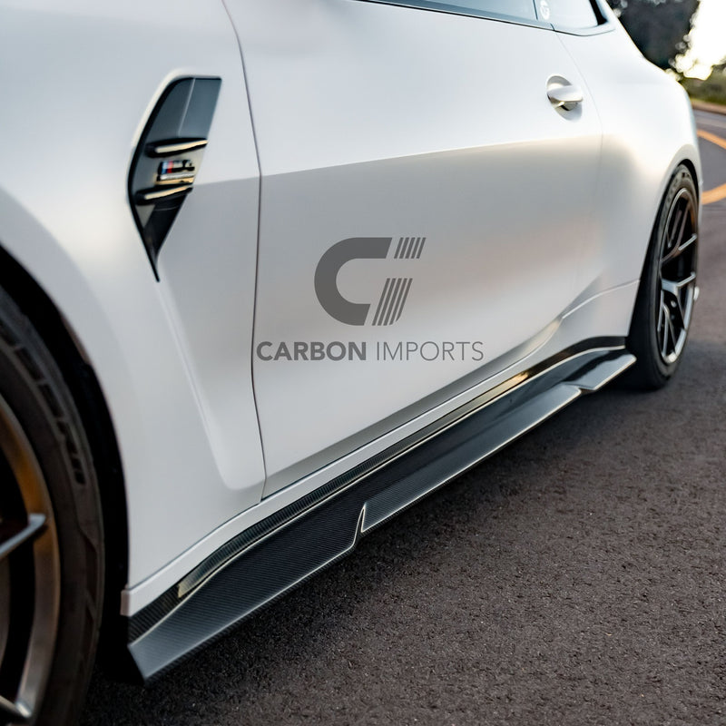 BMW M4 G82/G83 Carbon Fiber Side Skirts 2020-2025