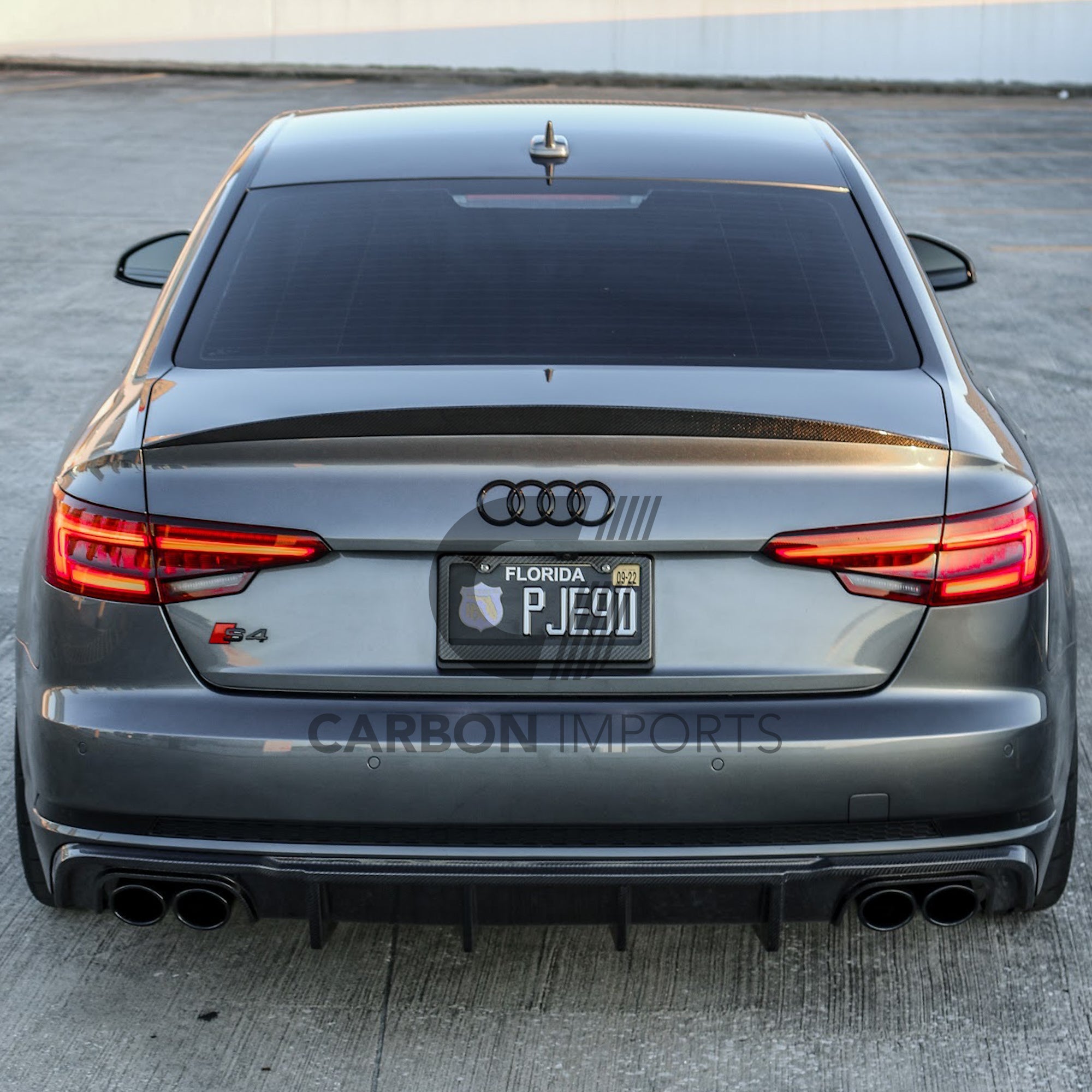 Audi S4/A4 S-Line B9 Carbon Fiber Rear Diffuser 2017-2019