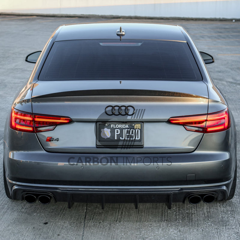 Audi S4/A4 S-Line B9 Carbon Fiber Rear Diffuser 2017-2019
