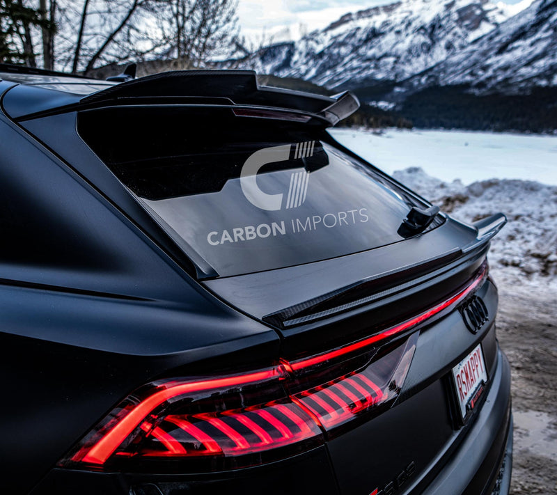 Audi RSQ8 Carbon Fiber Trunk Lip 2020-2024 V1