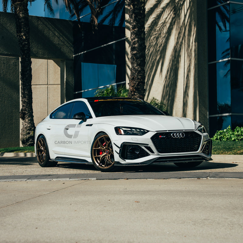 Audi RS5 B9.5 Carbon Fiber Side Skirts 2020-2025