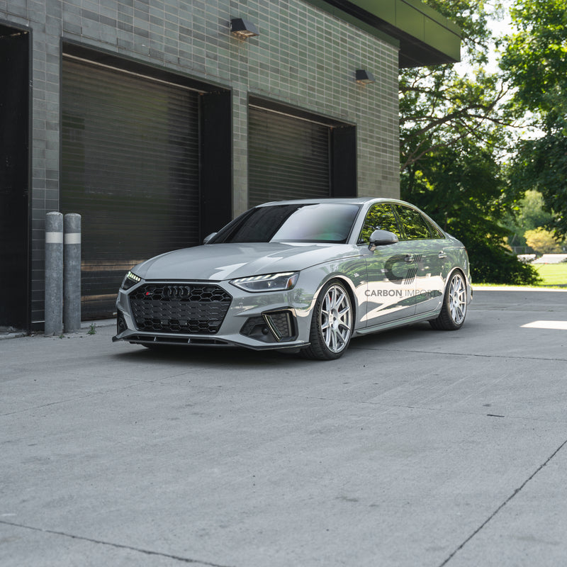 Audi S4/A4 S-Line B9.5 Carbon Fiber Front Lip 2020-2025