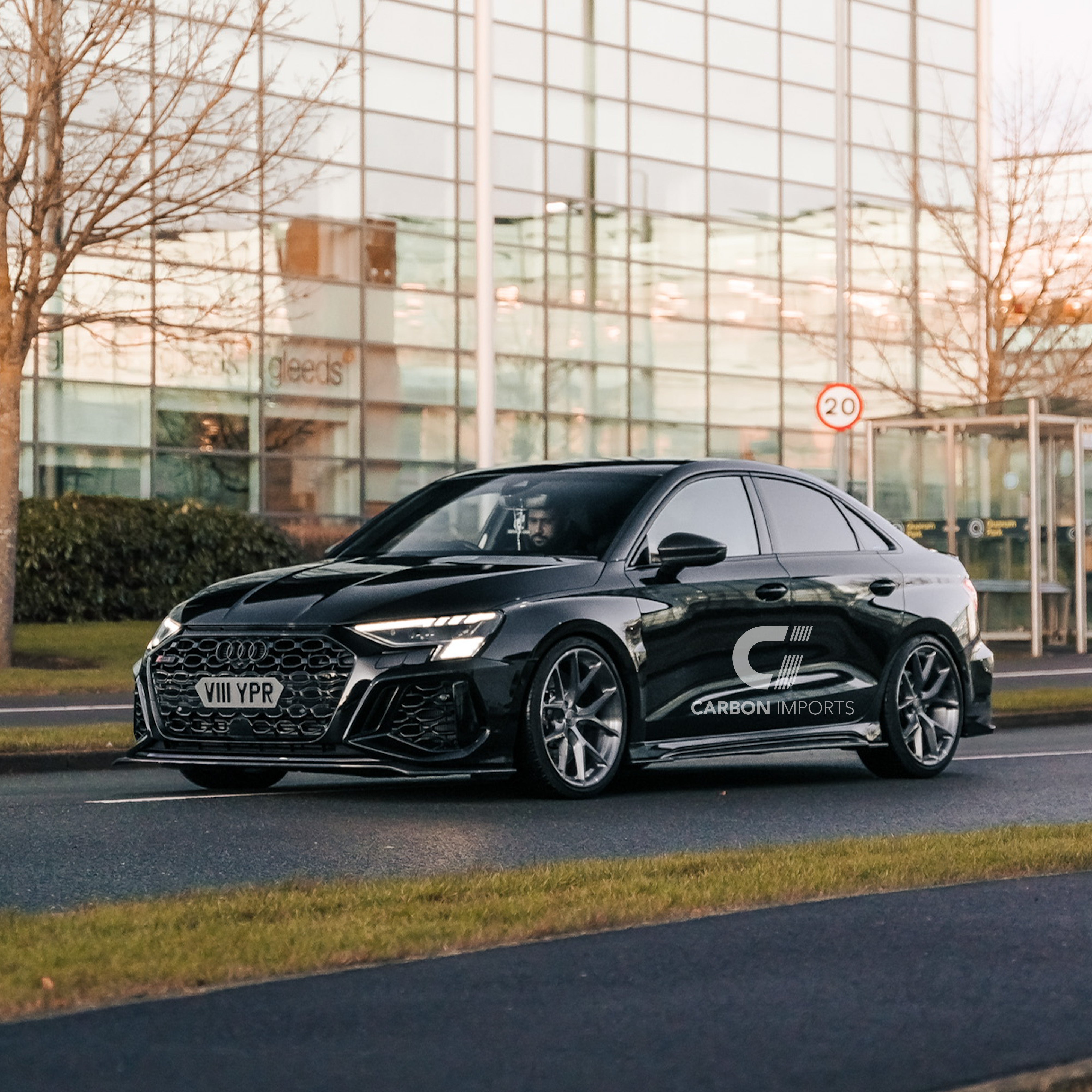Audi RS3 8Y Carbon Fiber Side Skirts 2021-2024