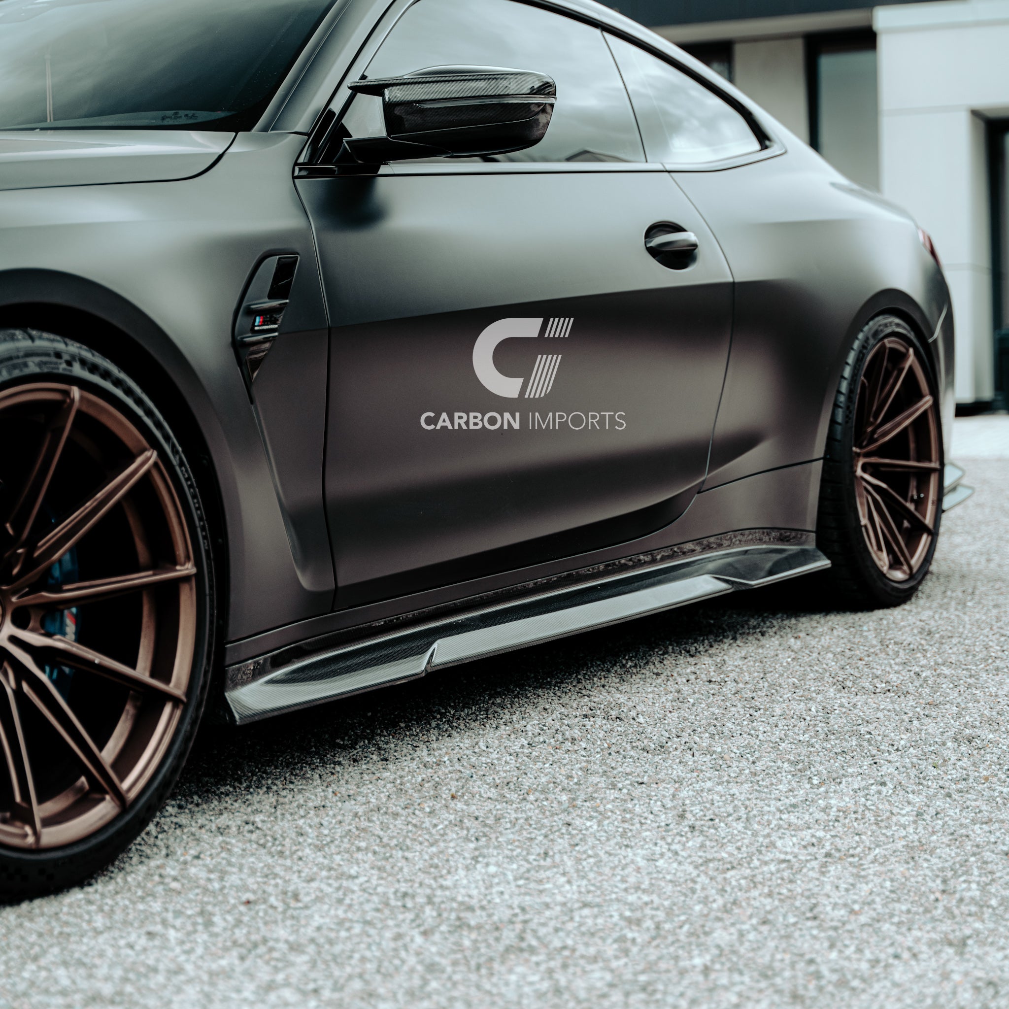 BMW M4 G82/G83 Carbon Fiber Side Skirts 2020-2026