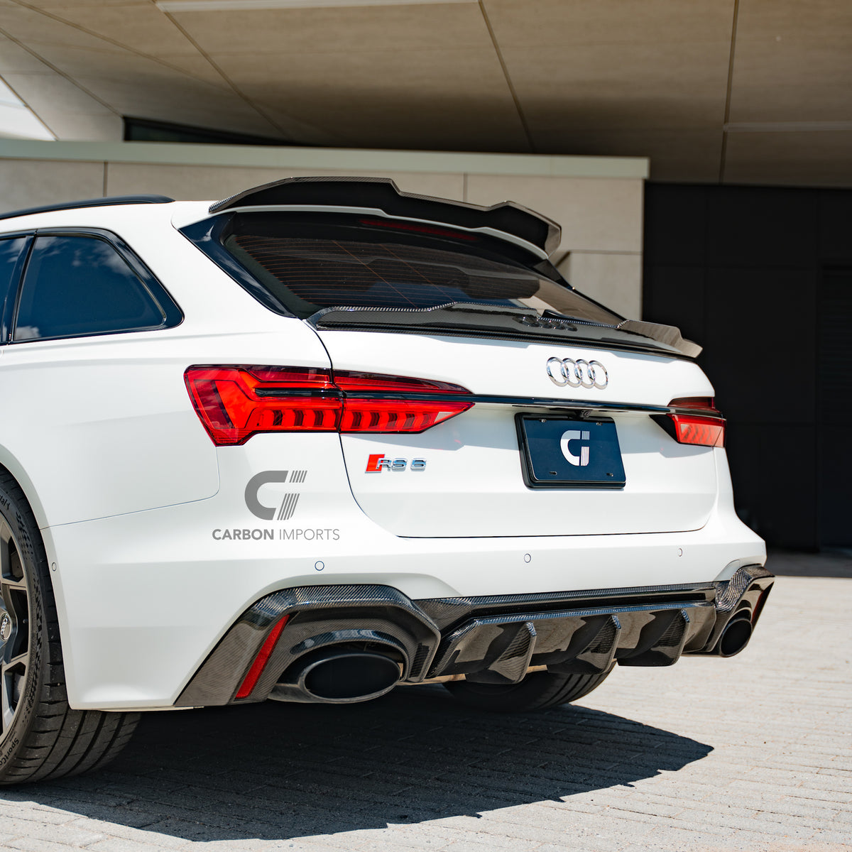 Audi RS6 C8 Carbon Fiber Trunk Lip 2020-2026 V2