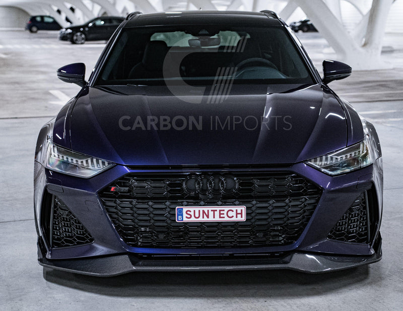 Audi RS6 C8 Carbon Fiber Front Lip 2020-2024