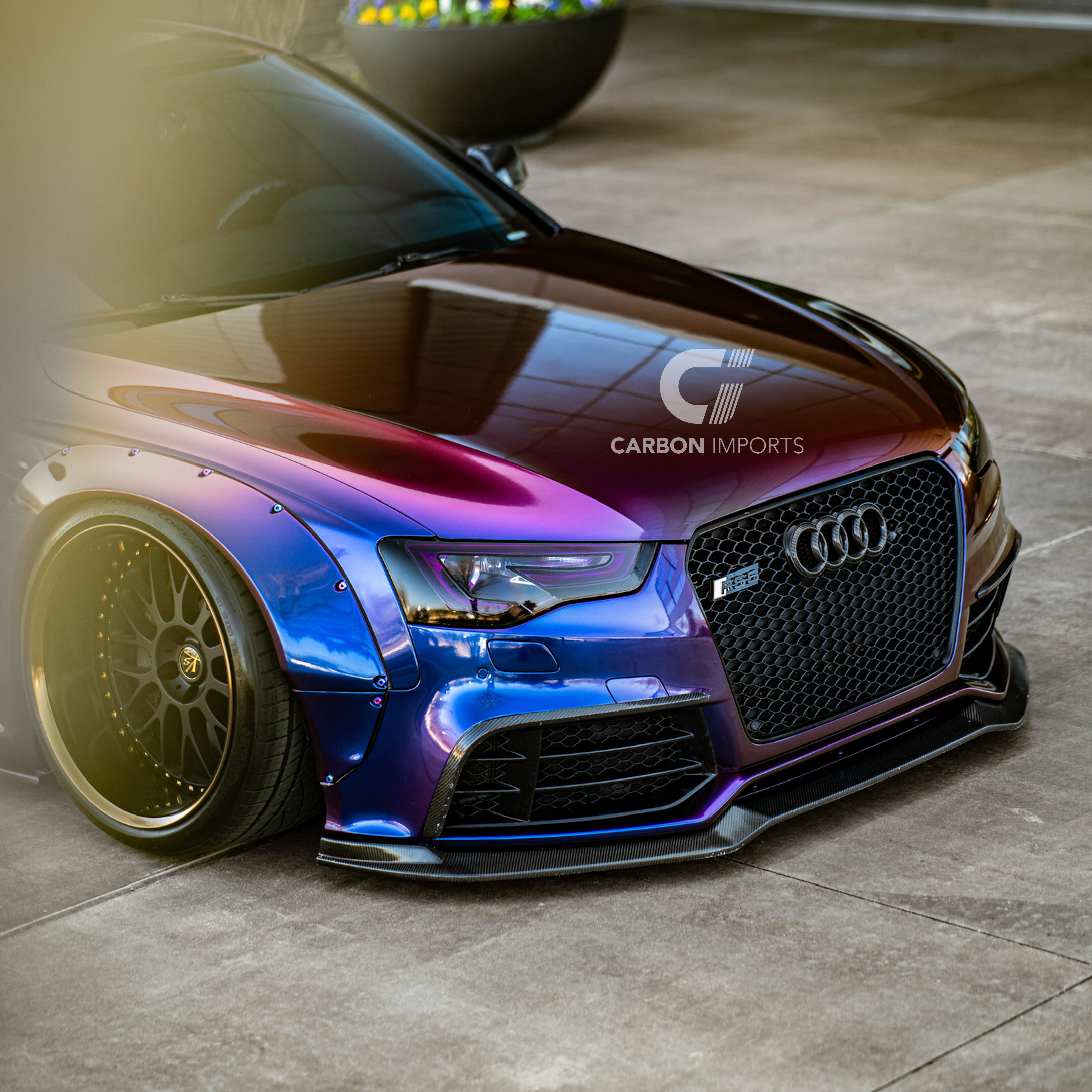 Audi RS5 B8/B8.5 Carbon Fiber Front Lip 2010-2016