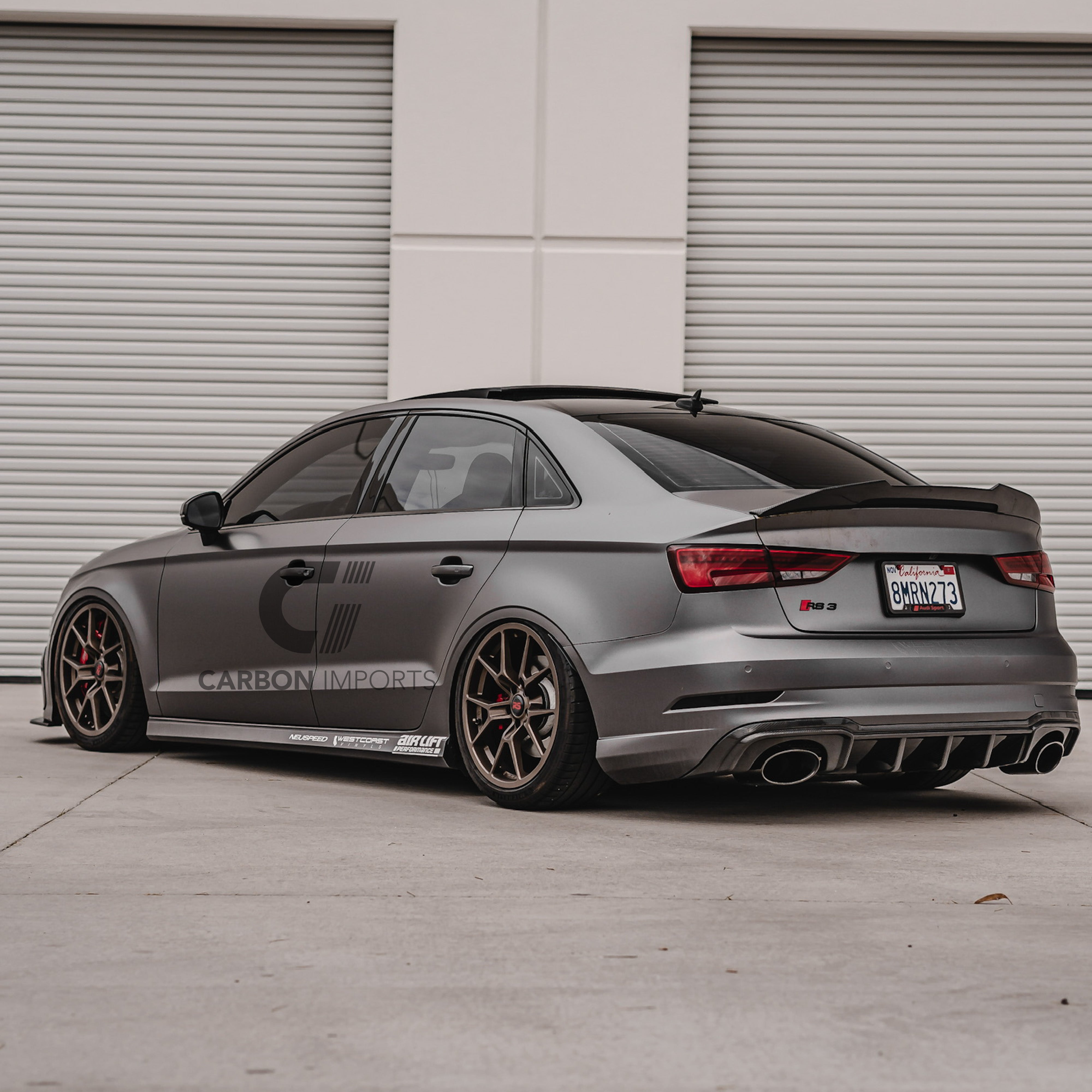 Audi RS3 8V Carbon Fiber Rear Diffuser 2017-2020