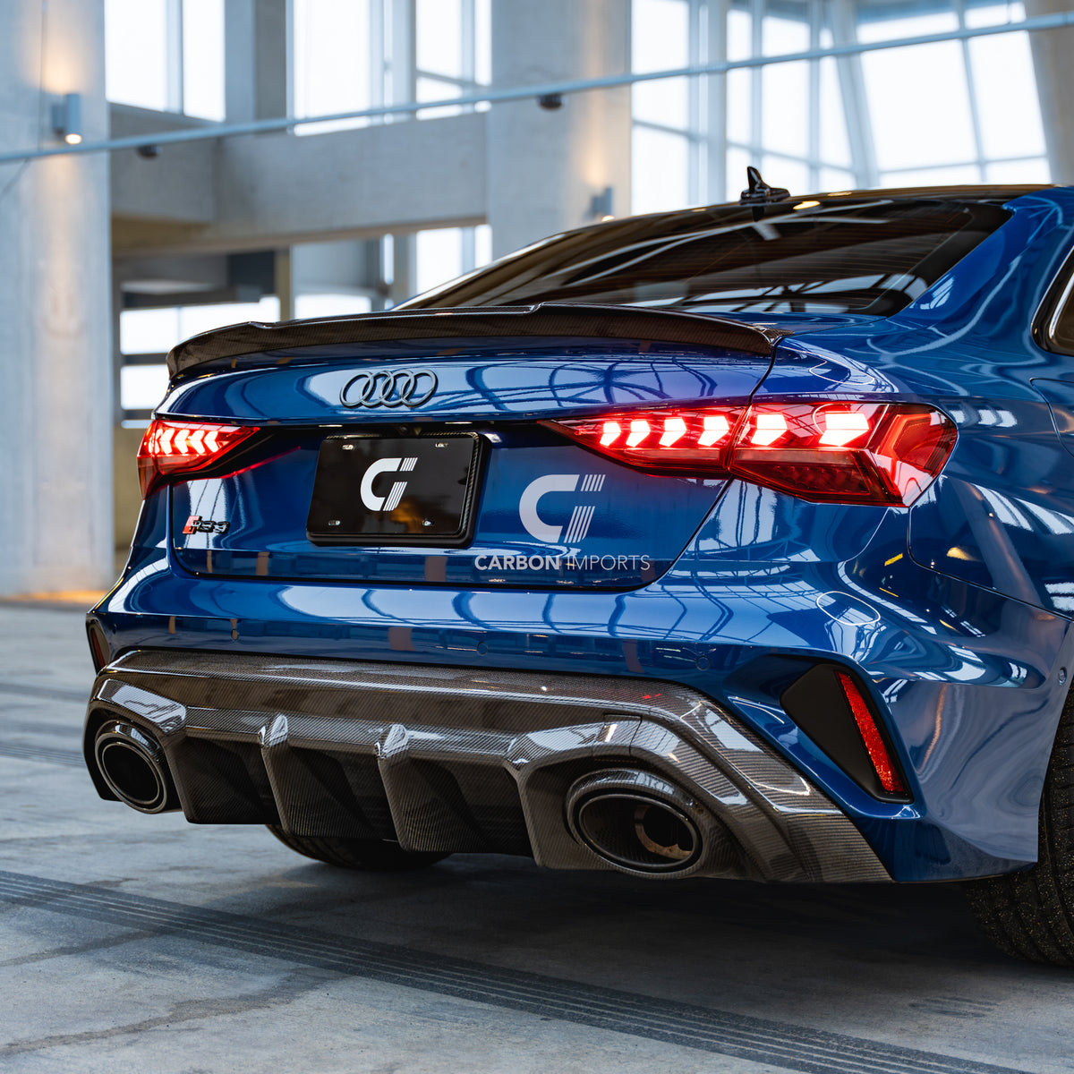 Audi RS3 8Y.5 Carbon Fiber Rear Diffuser 2025-2026 V1