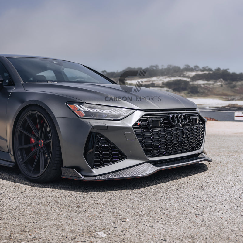 Audi RS6/RS7 C8 Carbon Fiber Front Lip 2020-2025