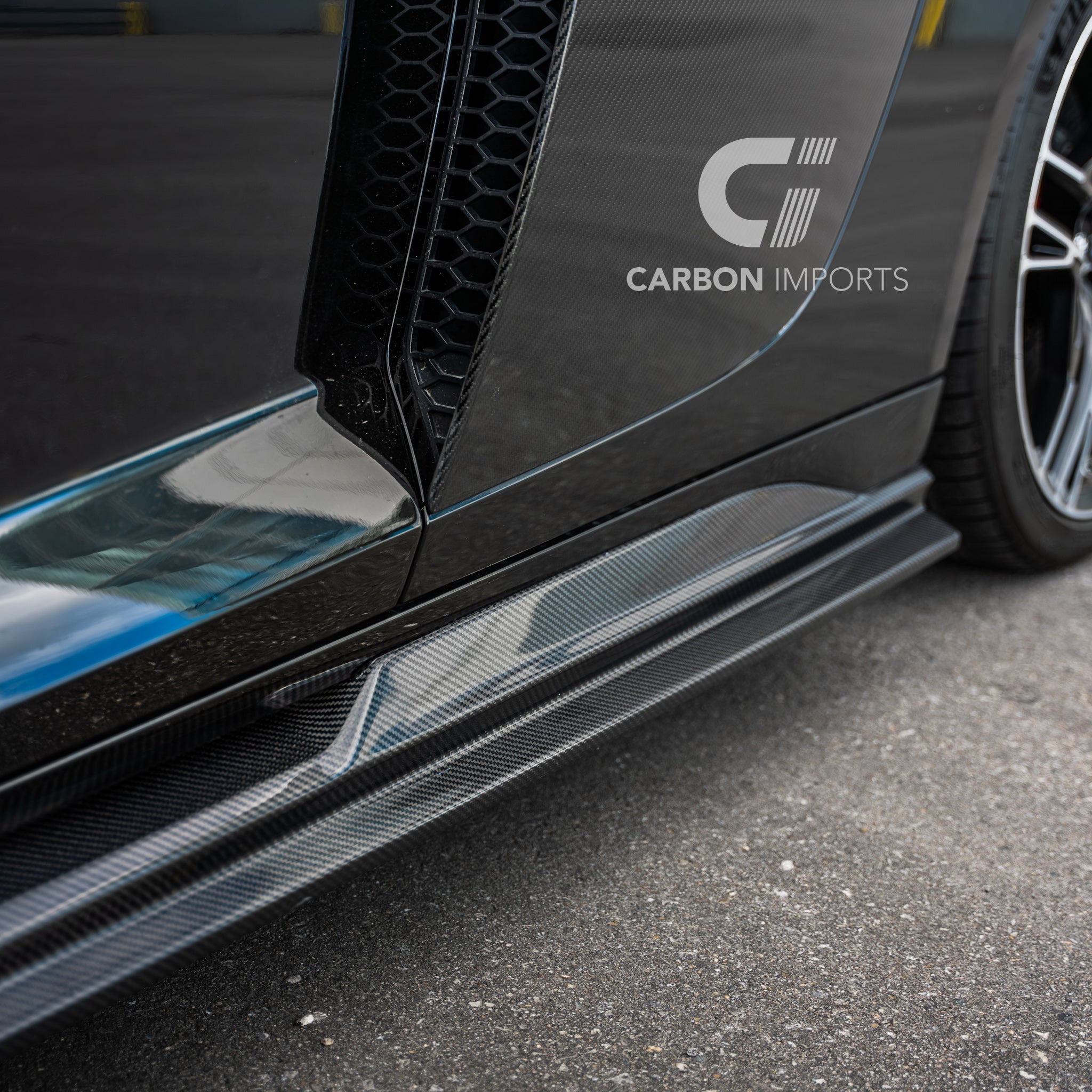 Audi R8 Gen 2.5 Carbon Fiber Side Skirts 2020-2023