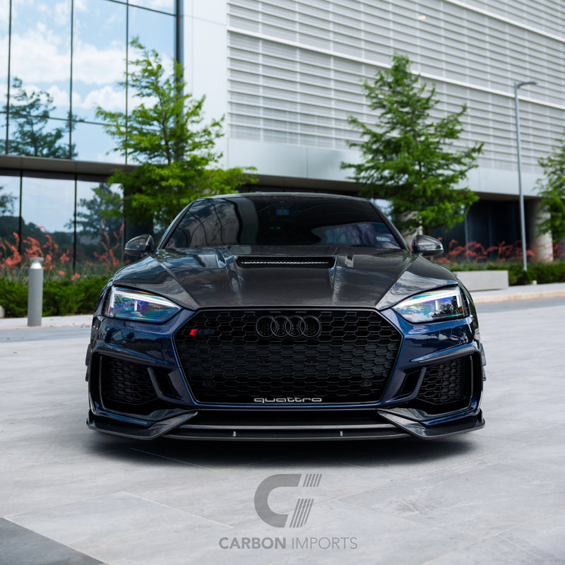 Audi RS5 B9 Carbon Fiber Front Lip 2017-2019