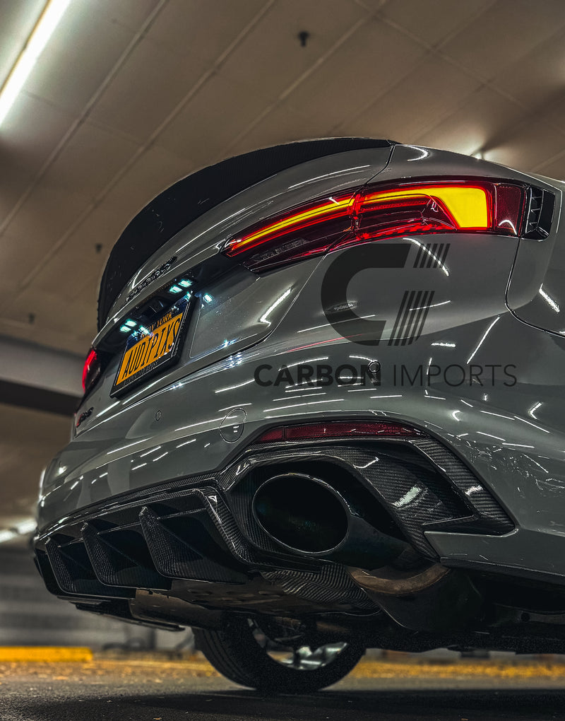 Audi RS5 2017-2019 B9 Carbon Fiber Rear Diffuser