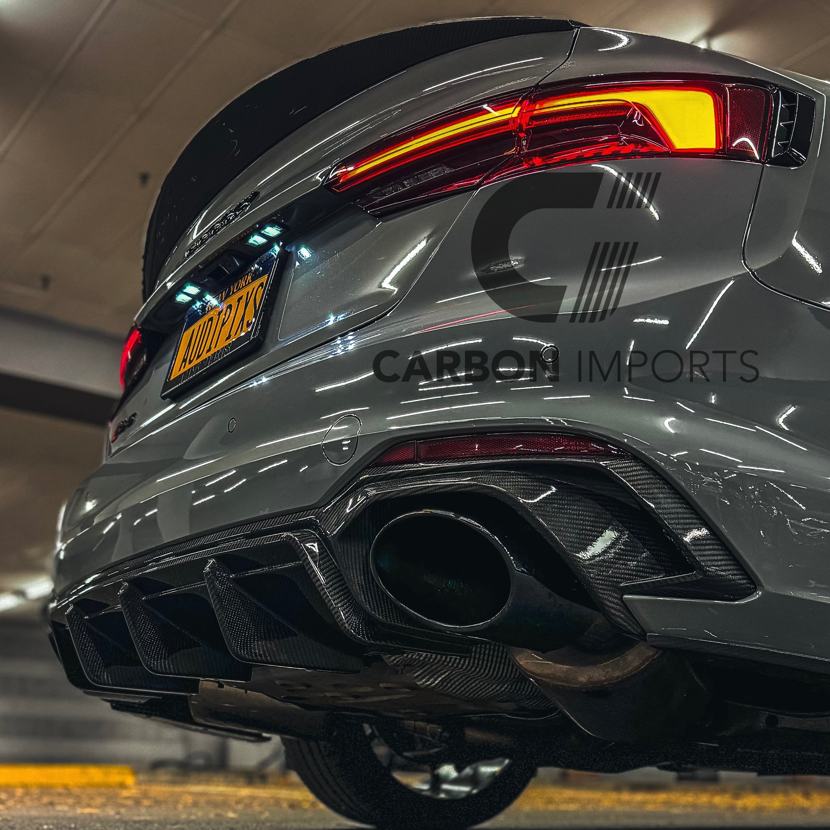 Audi RS5 B9 Carbon Fiber Rear Diffuser 2017-2019