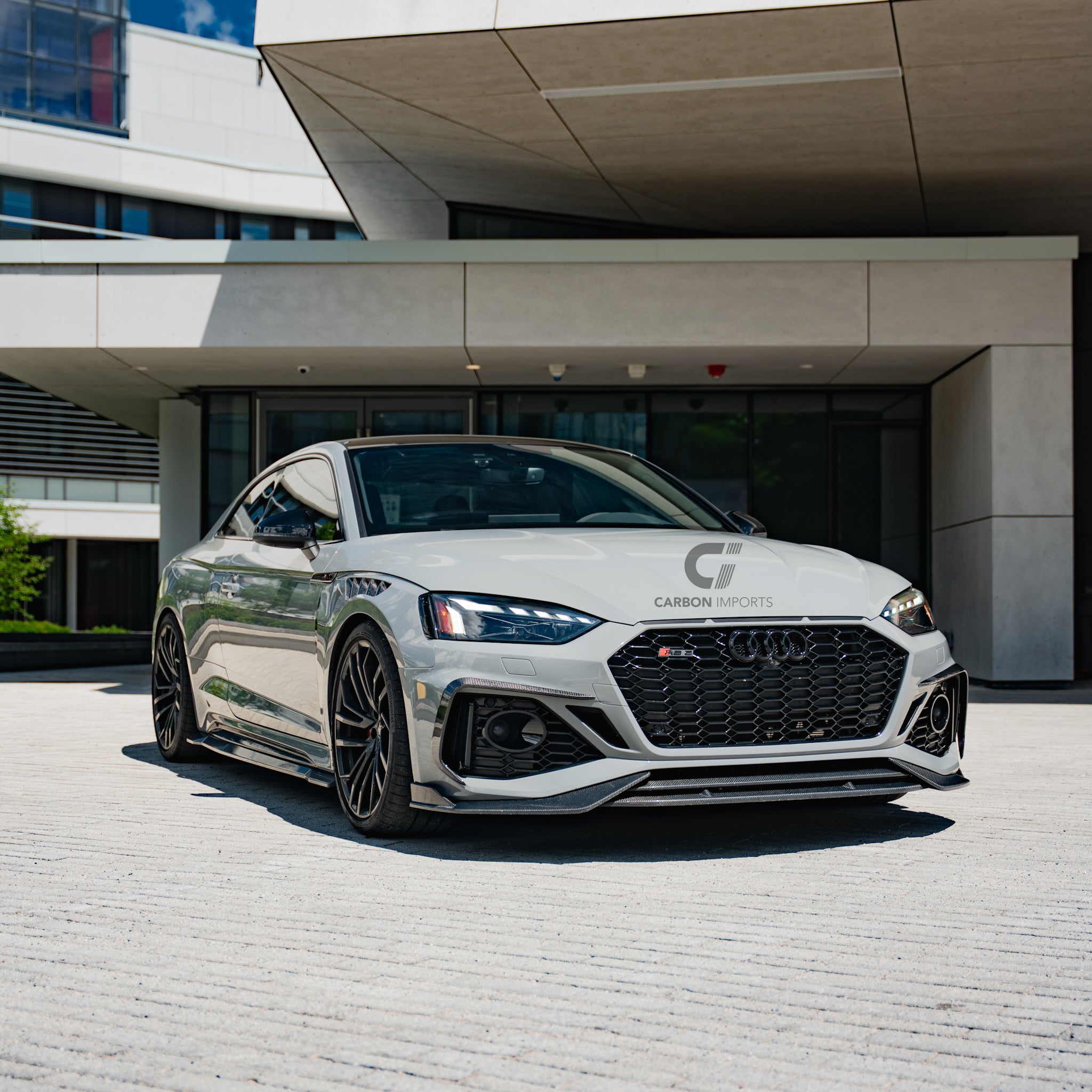Audi RS5 B9.5 Carbon Fiber Fog Canards 2020-2025 V2