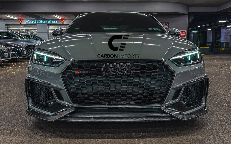 Audi RS5 2017-2019 B9 Carbon Fiber Fog Canards