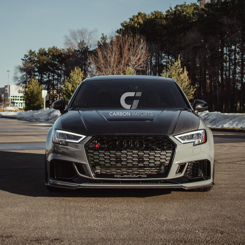 Audi RS3 8V Carbon Fiber Front Lip 2017-2020