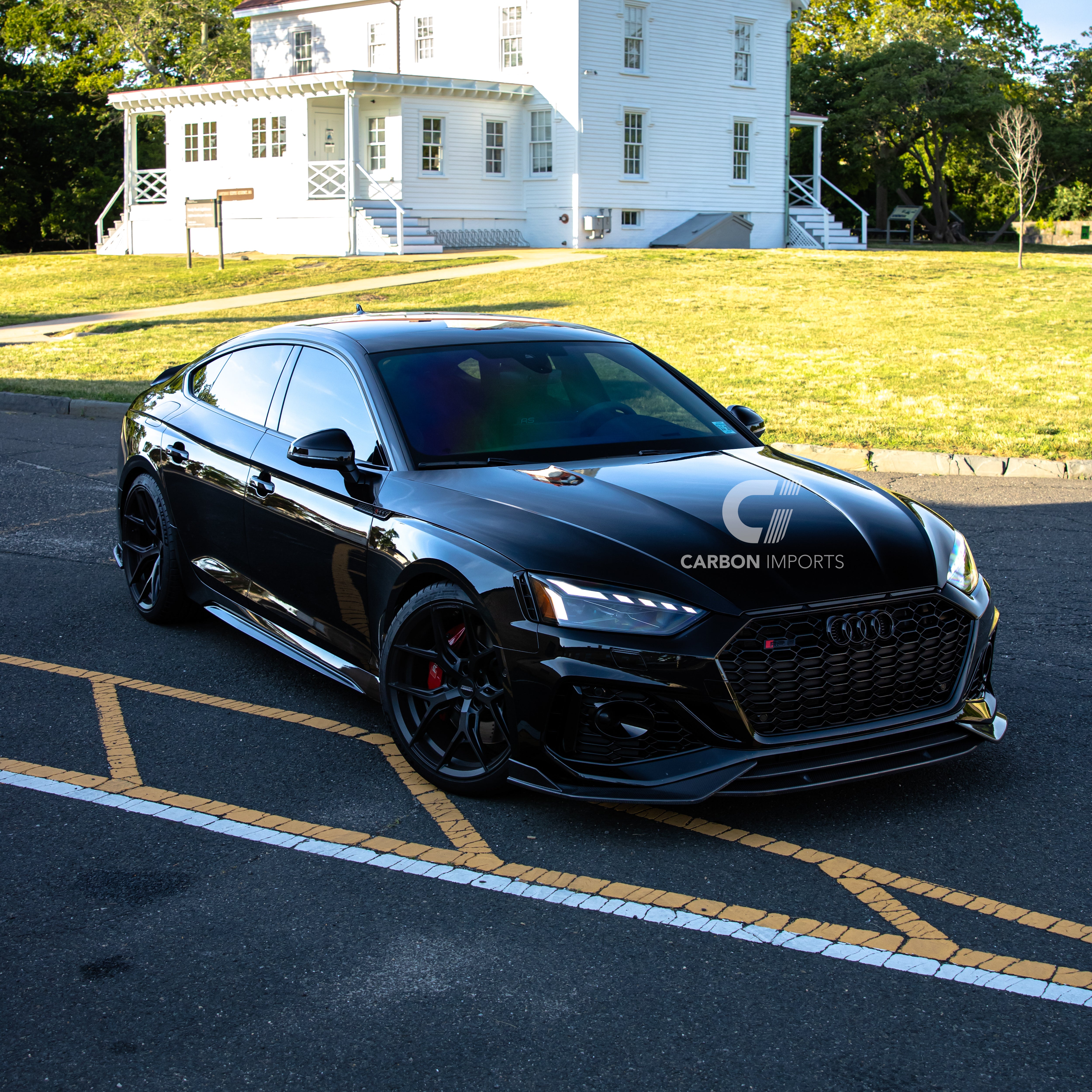 Audi RS5 B9.5 Carbon Fiber Front Lip 2020-2025