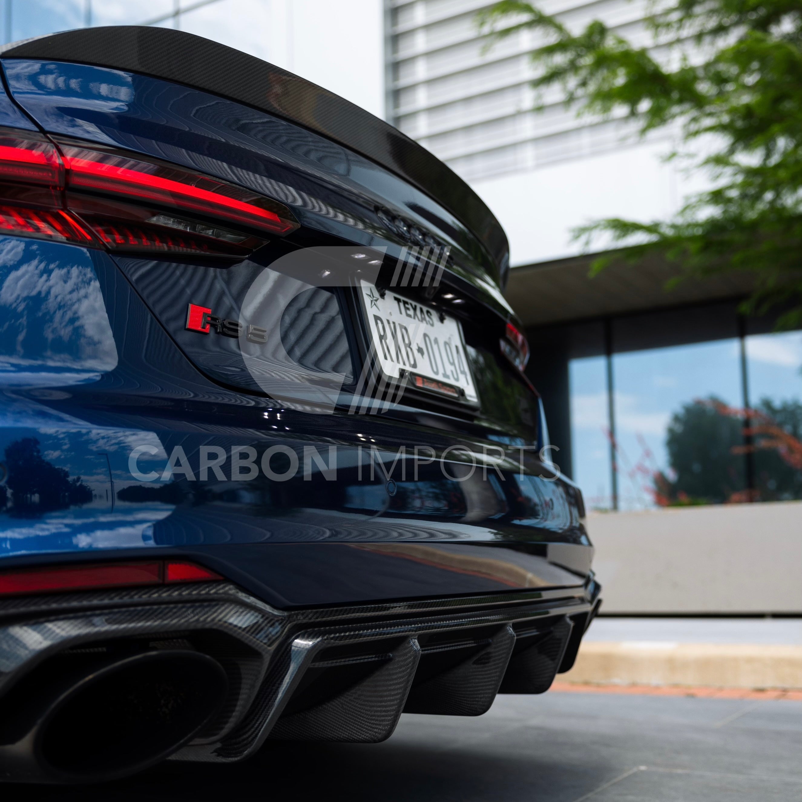 Audi RS5 B9 Carbon Fiber Rear Diffuser 2017-2019