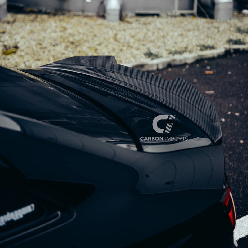 Audi A3/S3/RS3 8V Carbon Fiber Trunk Lip 2015-2020 V4