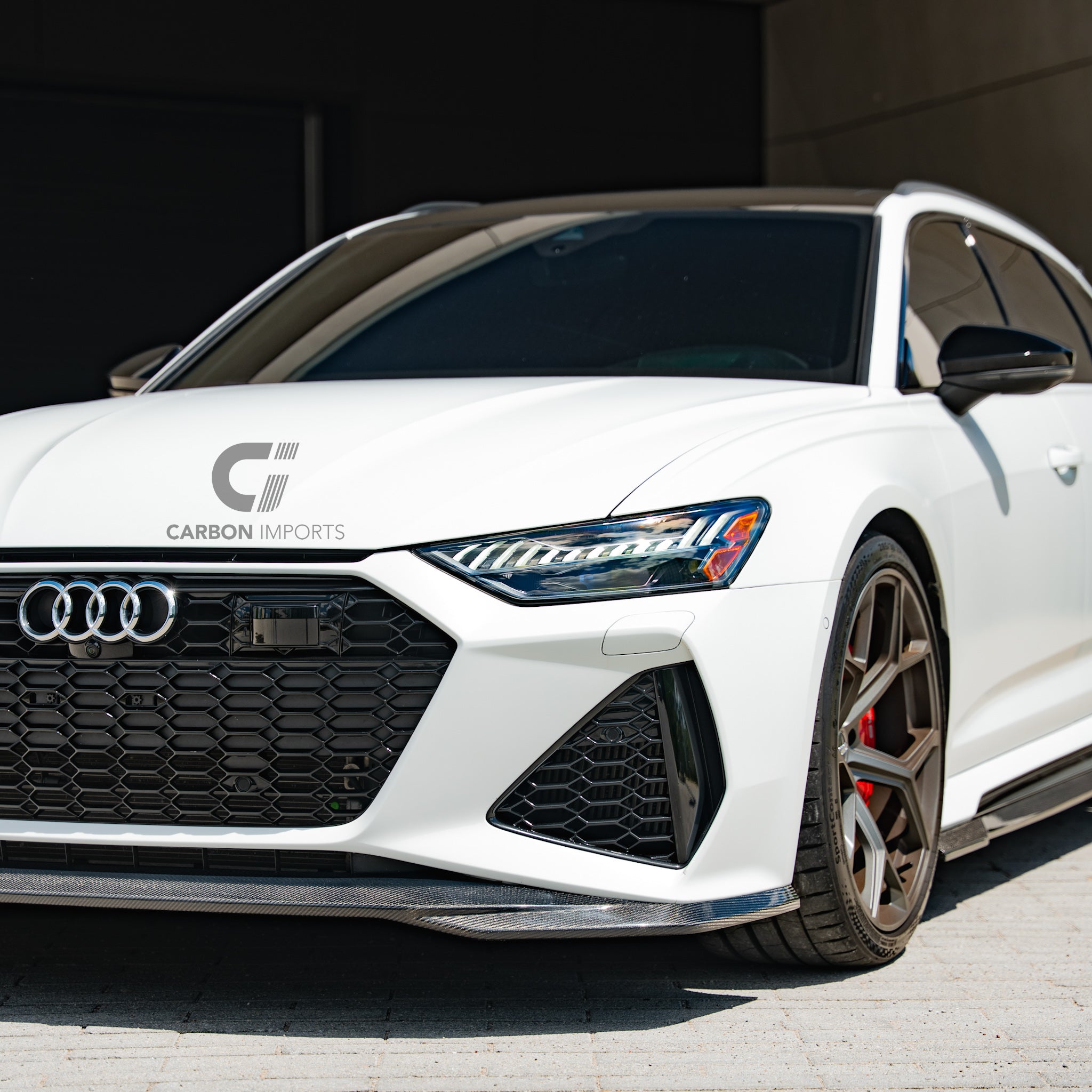 Audi RS6/RS7 C8 Carbon Fiber Front Lip V3 2020-2026