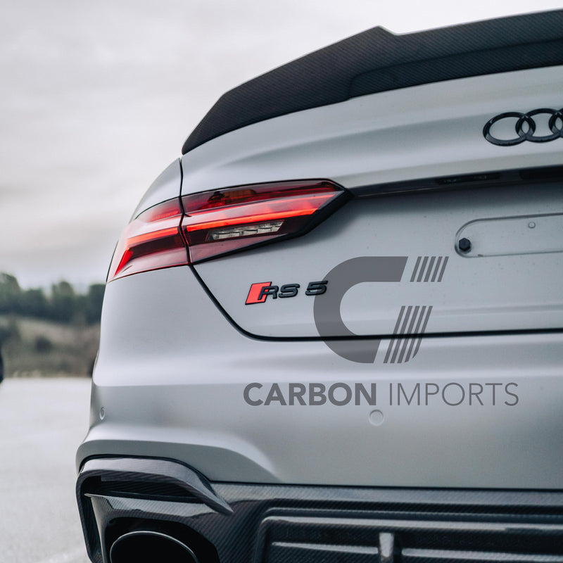 Audi A5/S5/RS5 B9/B9.5 Carbon Fiber Trunk Lip 2017-2025 V4