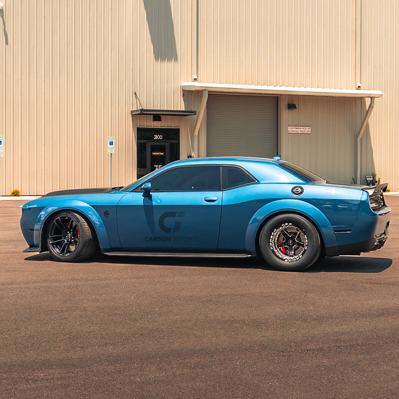 Dodge Challenger Hellcat Carbon Fiber Side Skirts