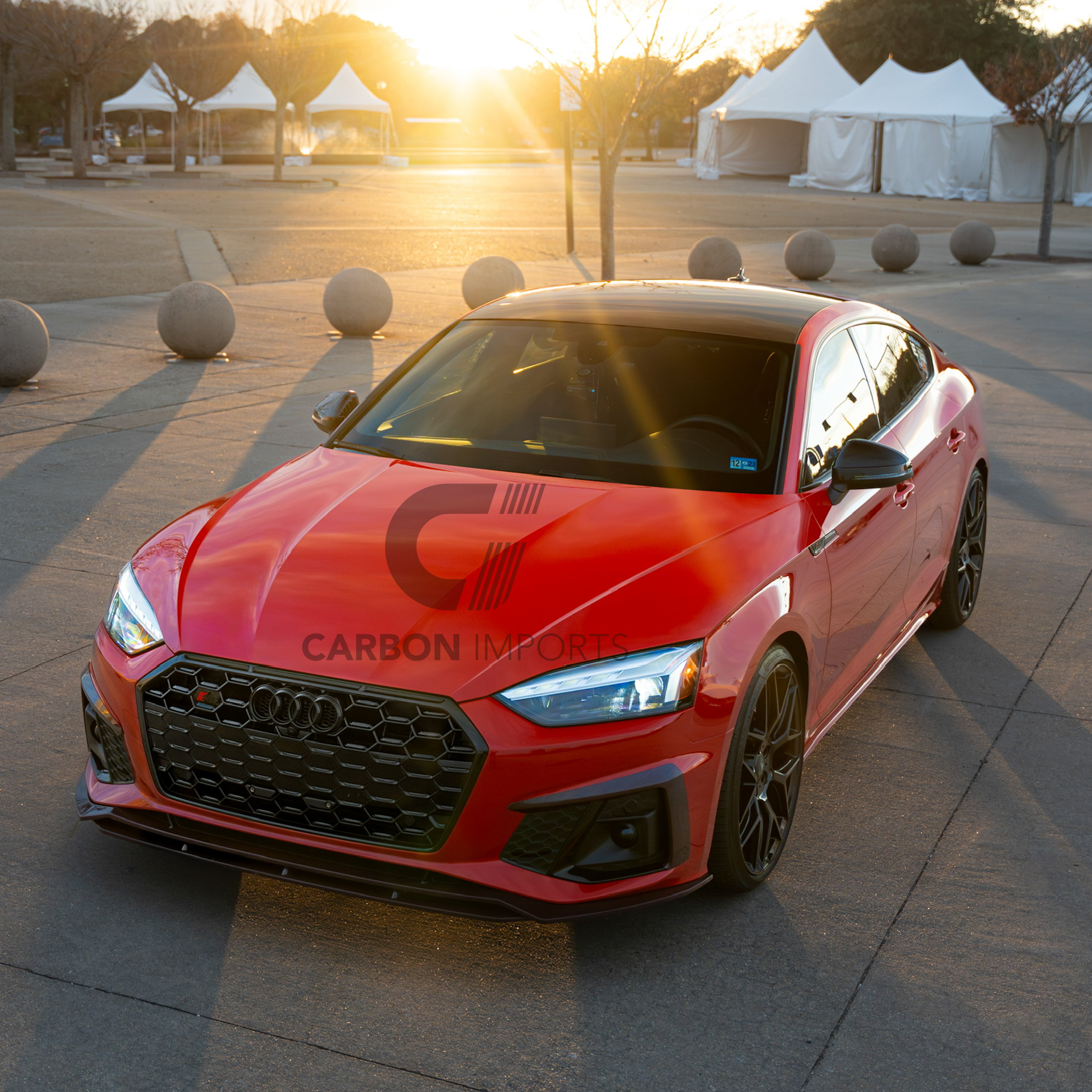 Audi S5/A5 S-Line B9.5 Carbon Fiber Fog Canards 2020-2025 V1