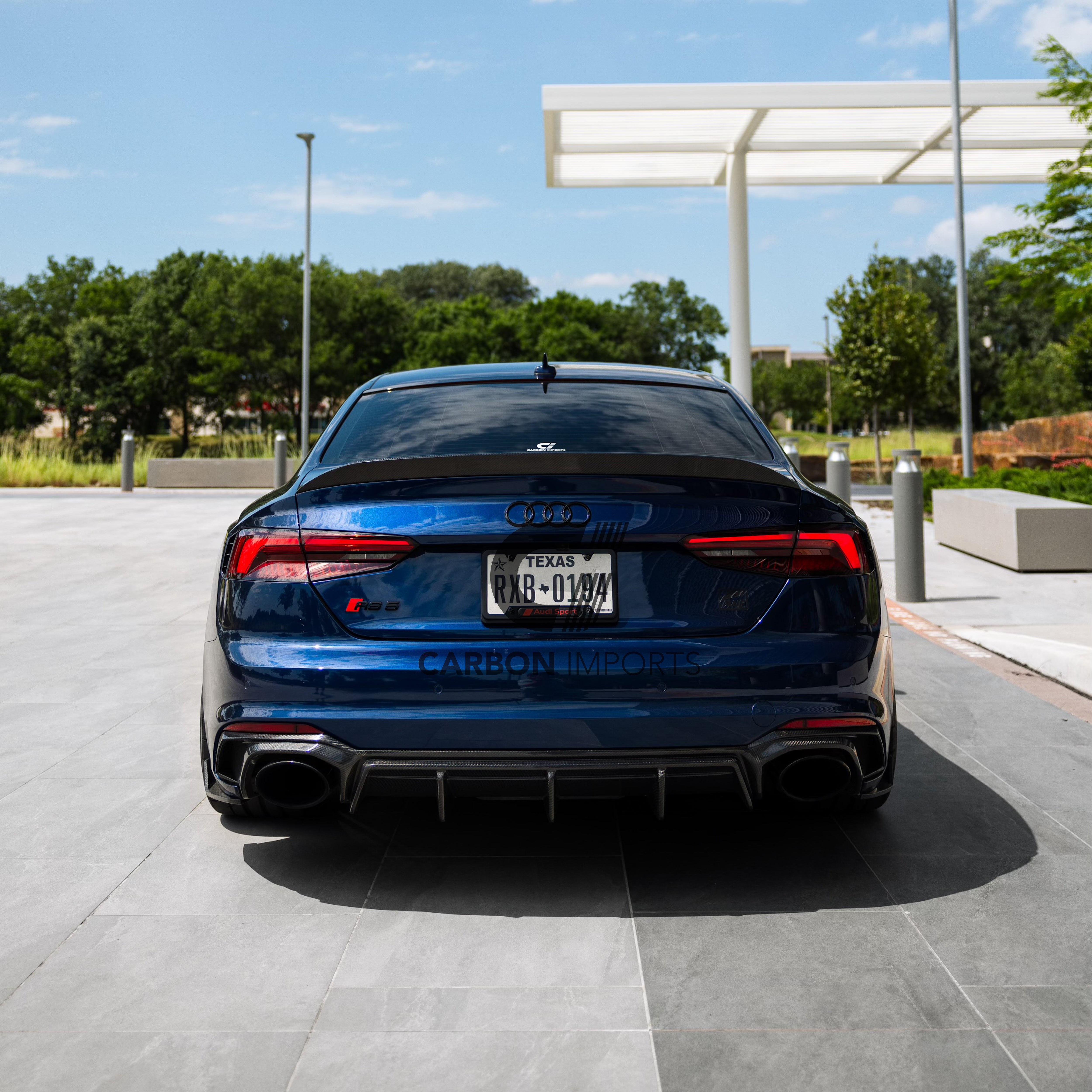 Audi A5/S5/RS5 B9/B9.5 Carbon Fiber Trunk Lip 2017-2025 V1