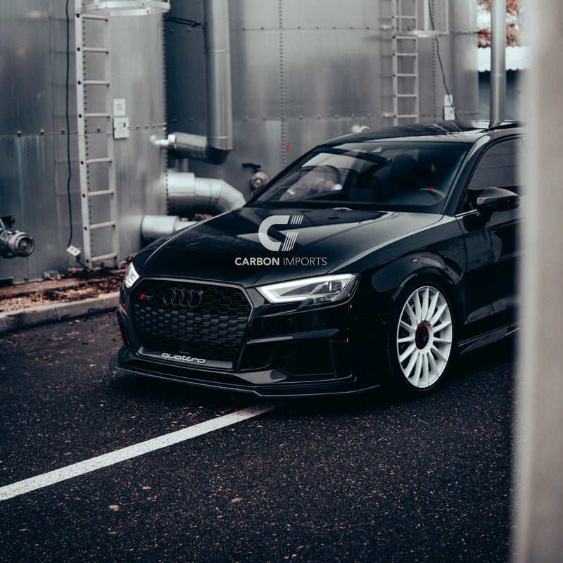 Audi RS3 8V Carbon Fiber Front Lip 2017-2020