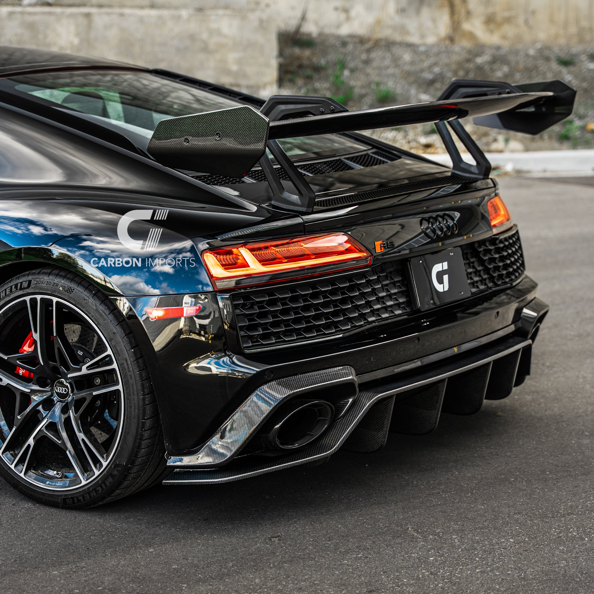 Audi R8 Gen 2.5 Carbon Fiber Rear Diffuser 2020-2023