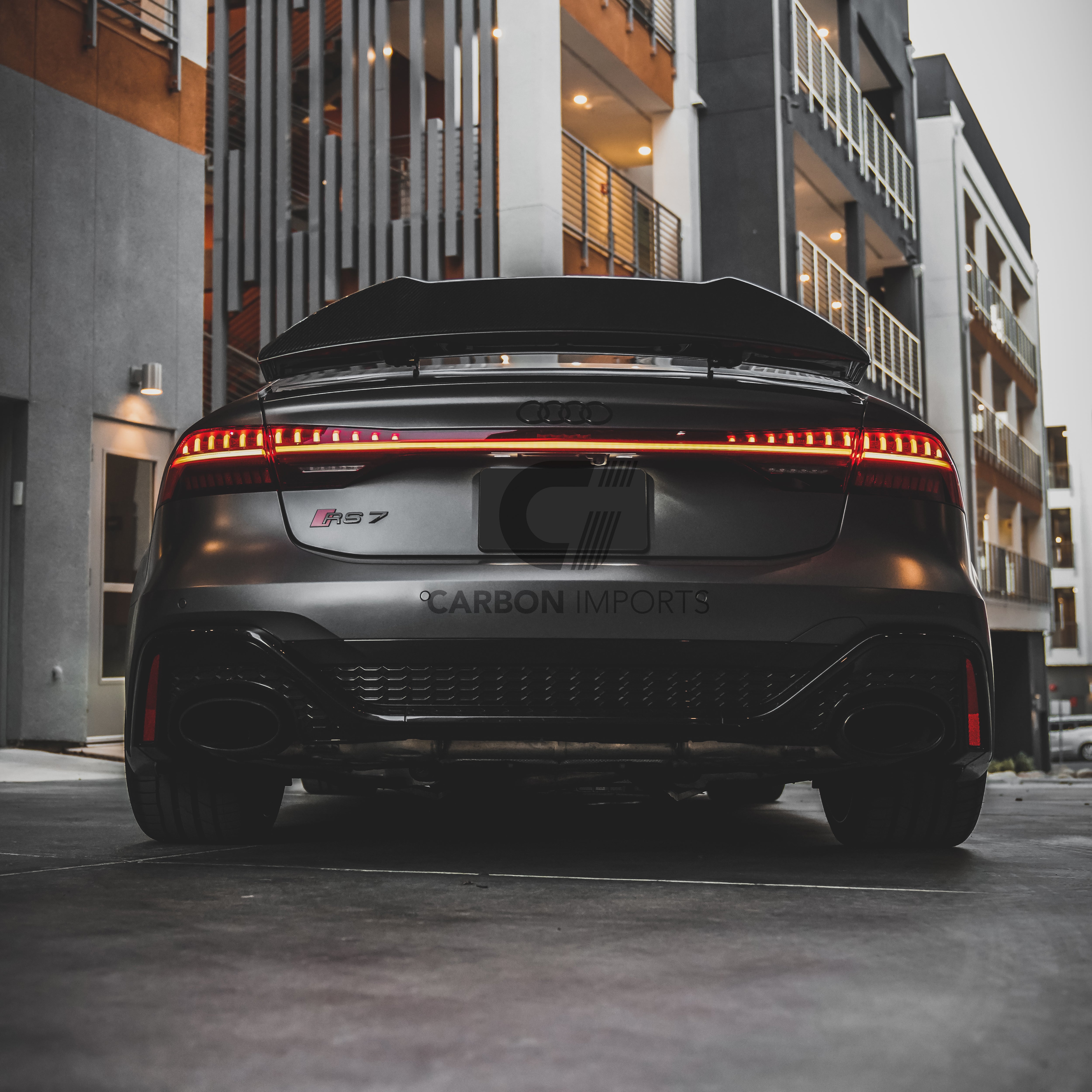 Audi A7/S7/RS7 C8 Carbon Fiber Trunk Lip 2020-2026 V2