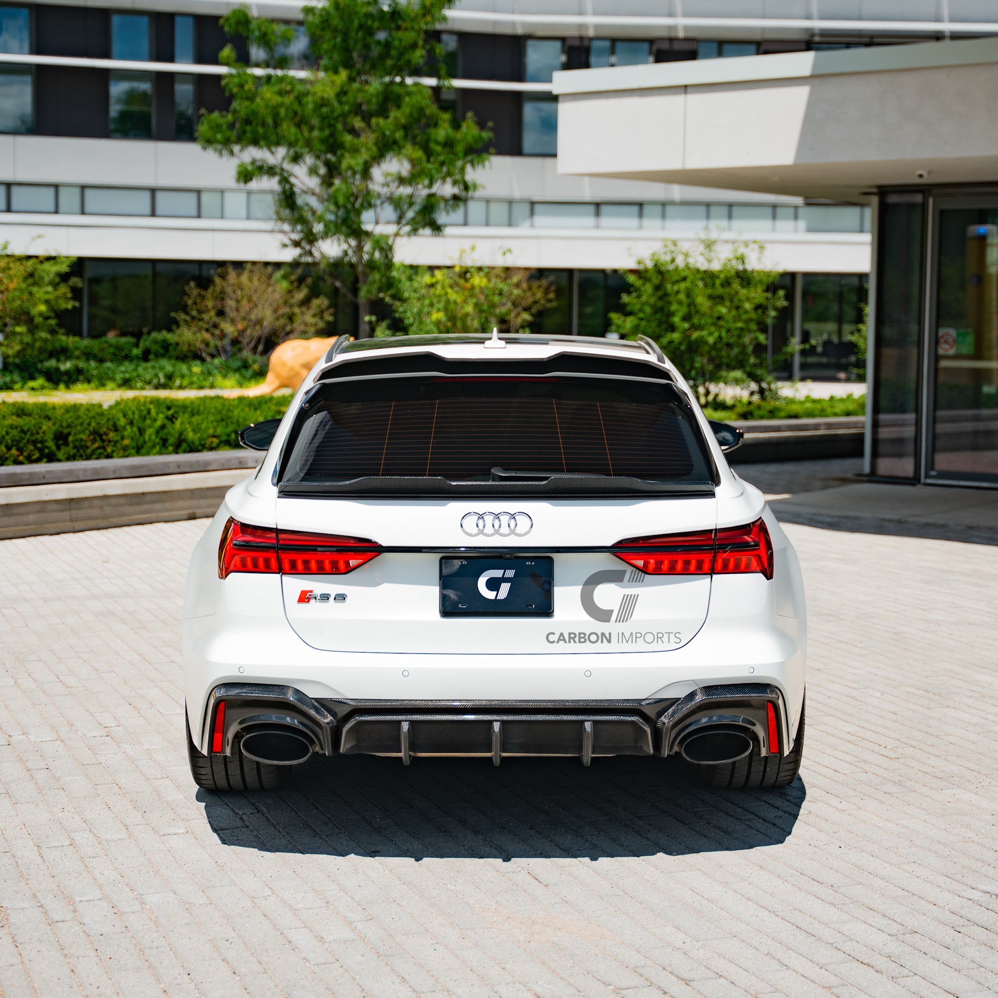 Audi RS6 C8 Carbon Fiber Trunk Lip 2020-2026 V2