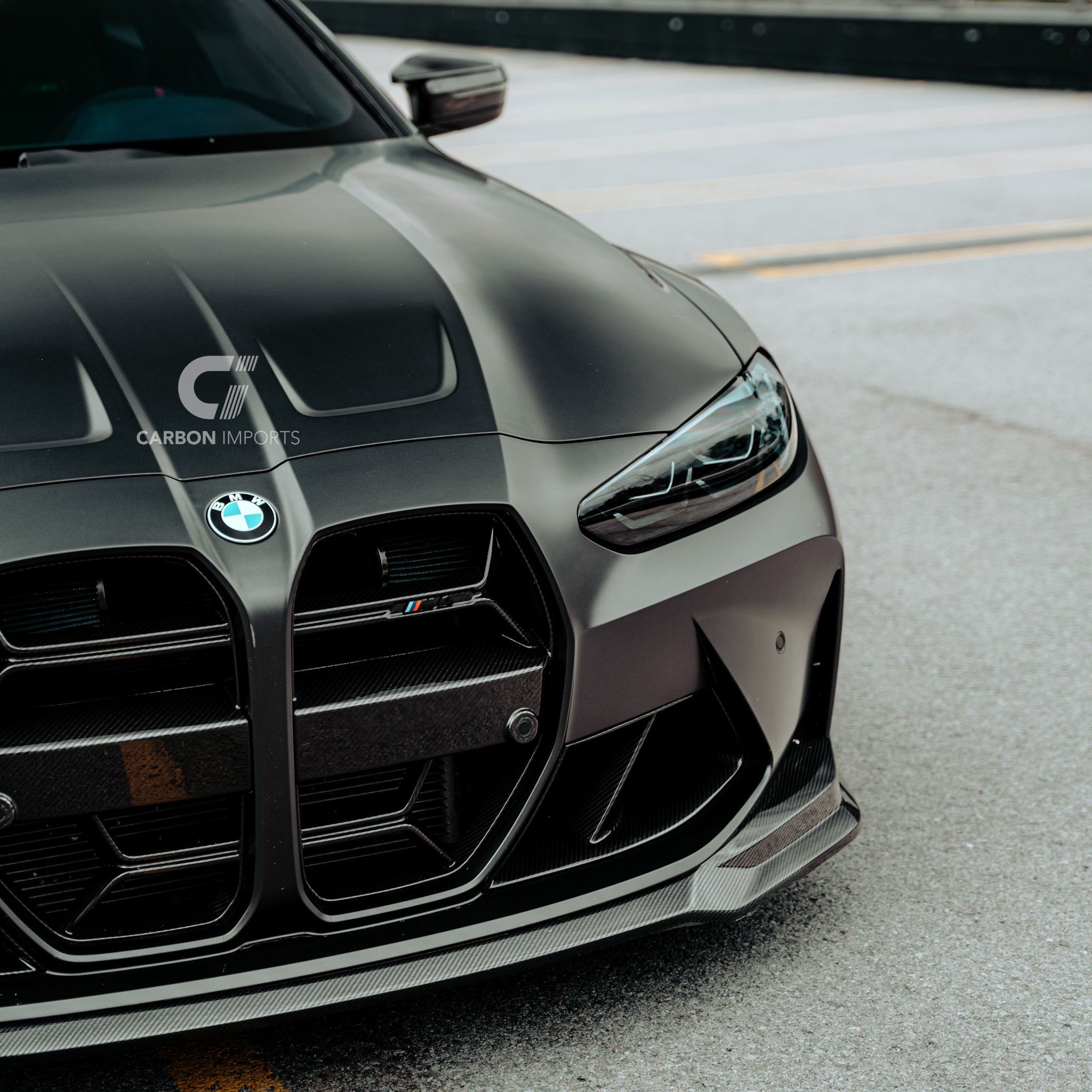 BMW M3/M4 G80/G81/G82/G83 Carbon Fiber Front Lip 2020-2026