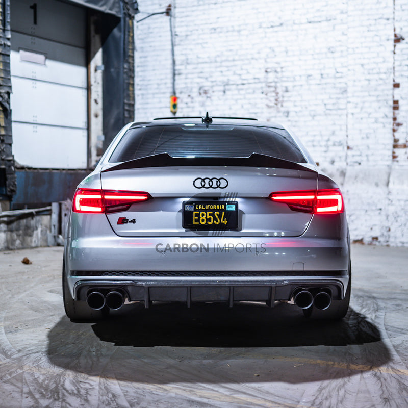 Audi S4/A4 S-Line B9 Carbon Fiber Rear Diffuser 2017-2019