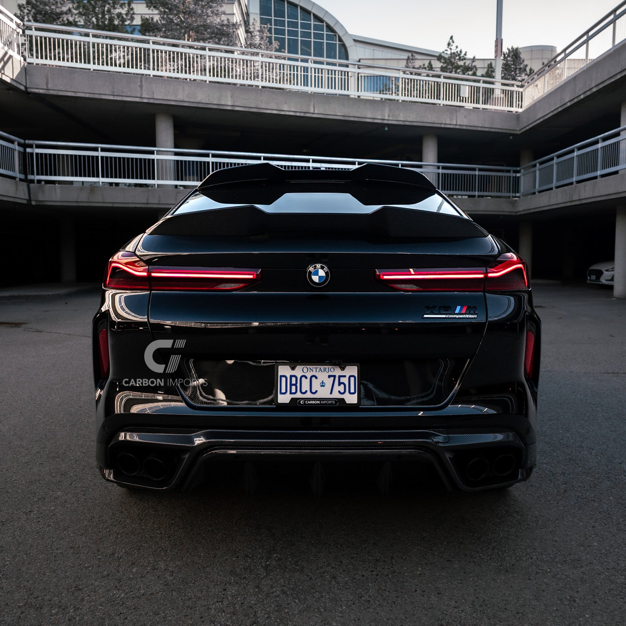 BMW X6M G06 Carbon Fiber Roof Spoiler 2019-2026