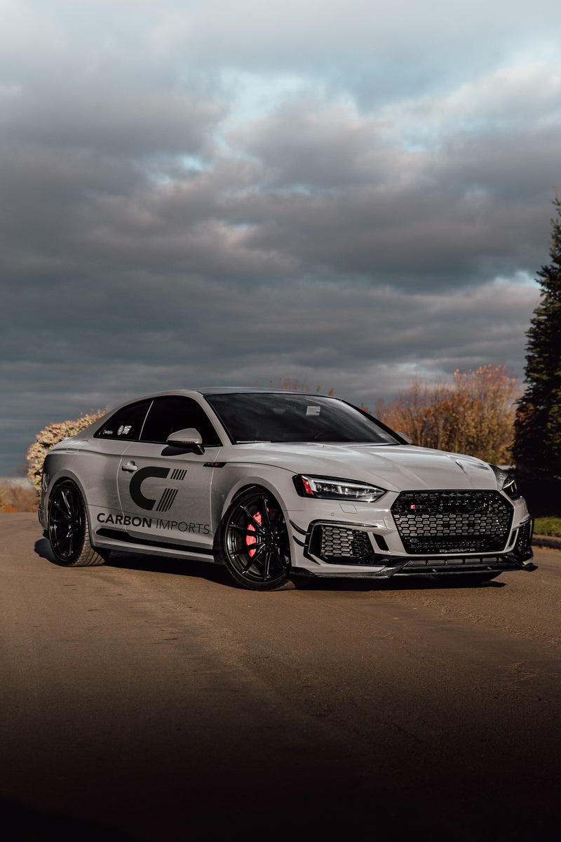 Audi RS5 2017-2019 B9 Carbon Fiber Front Fog Canards