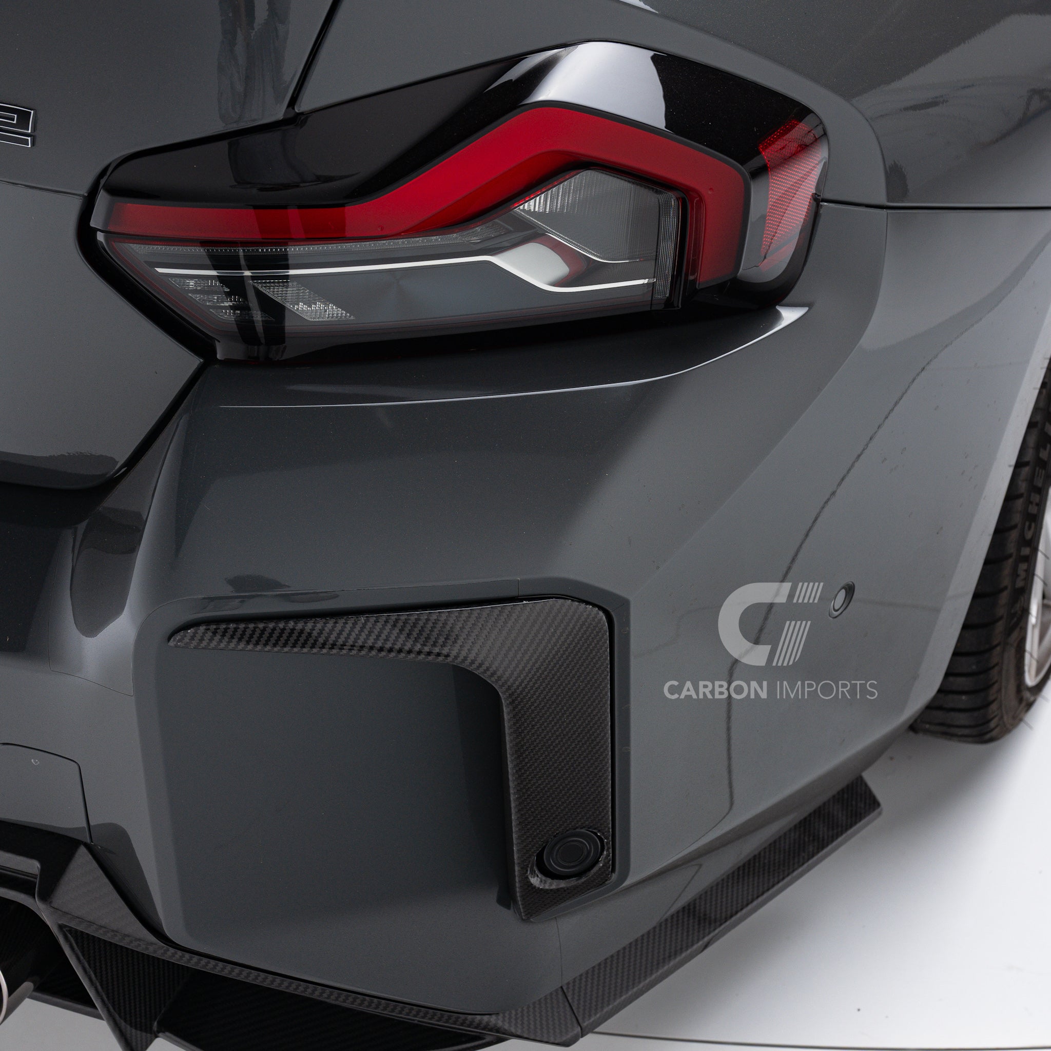 BMW M2 G87 Rear Bumper Reflector Canards 2023-2026