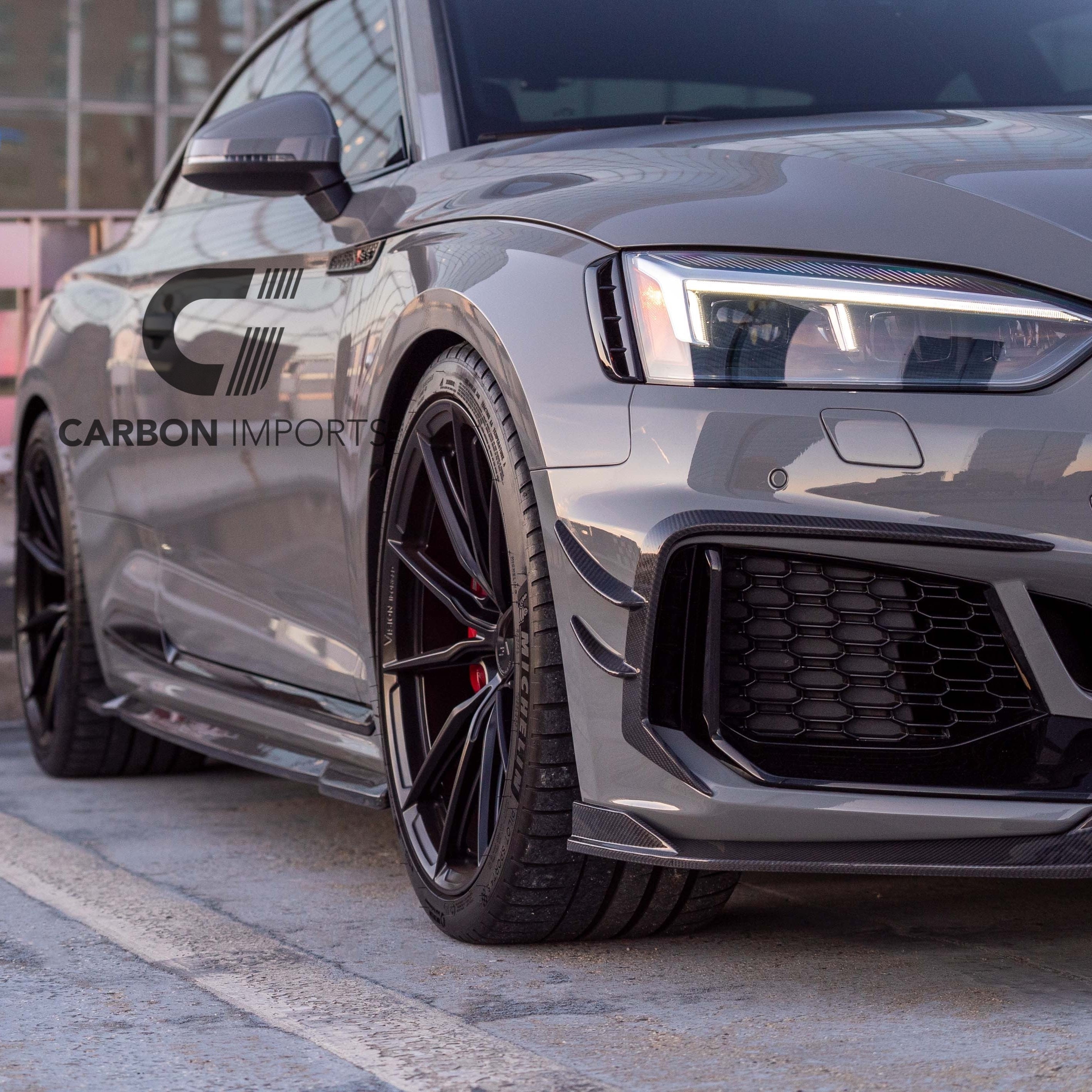 Audi RS5 B9 Carbon Fiber Side Skirts 2017-2019
