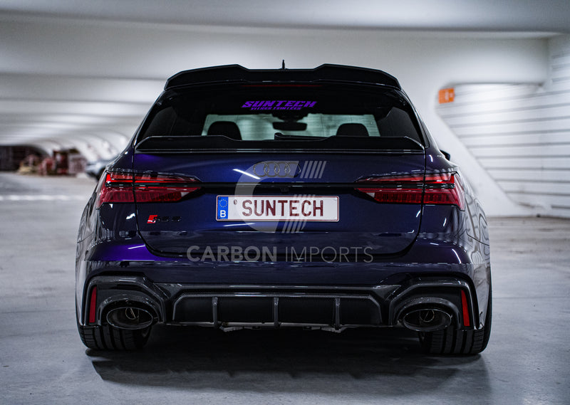 Audi RS6 C8 Carbon Fiber Rear Diffuser 2020-2024