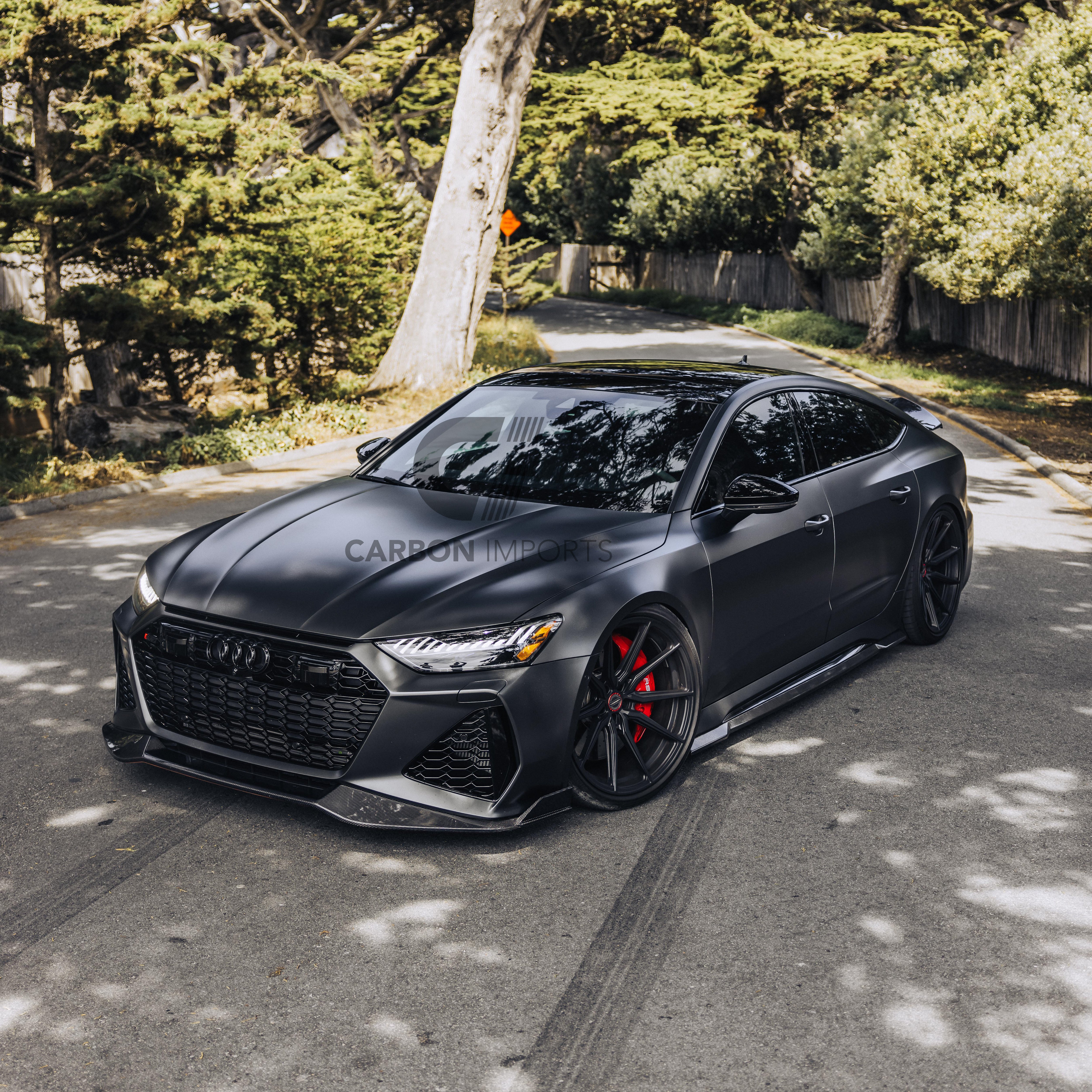 Audi RS6/RS7 C8 Carbon Fiber Front Lip 2020-2026