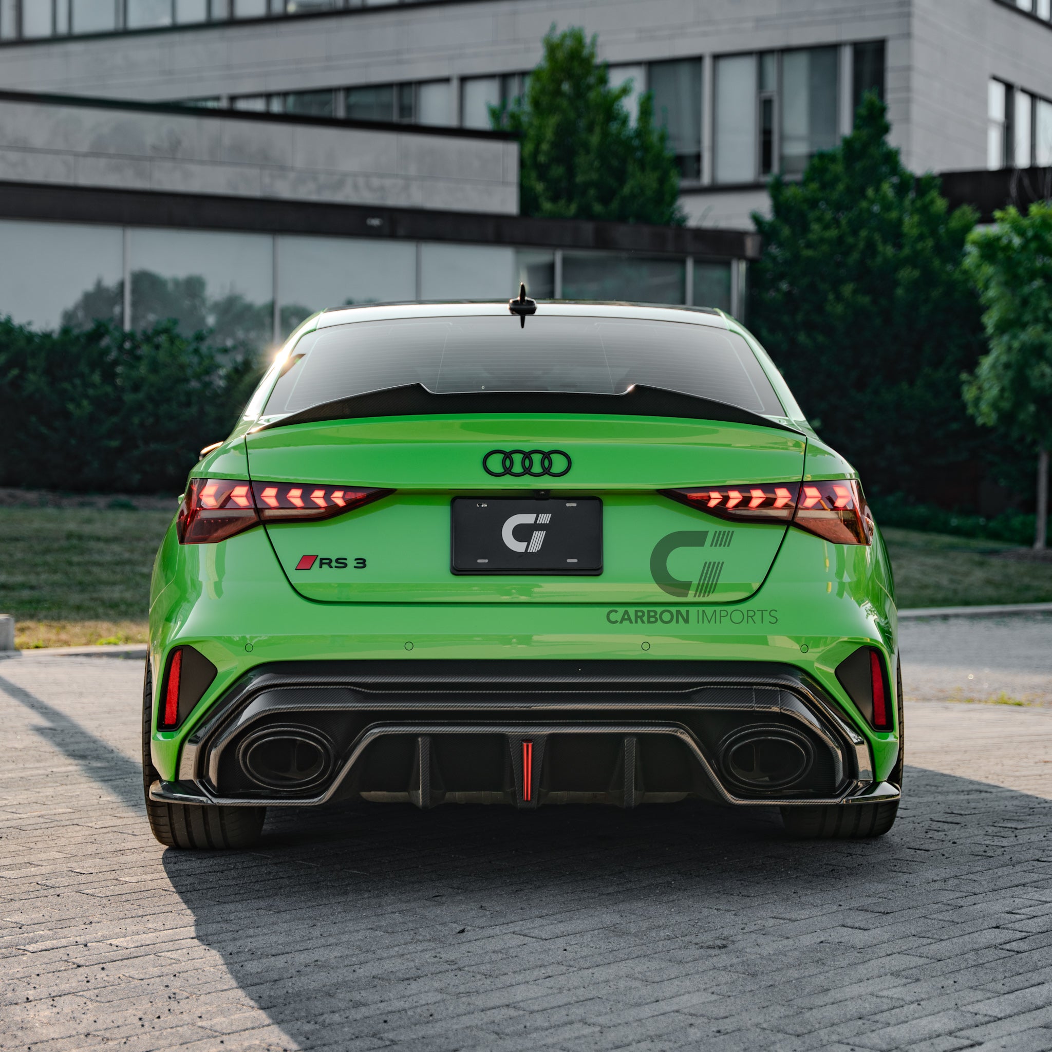 Audi A3/S3/RS3 8Y/8Y.5 Carbon Fiber Trunk Lip 2021-2026 V2