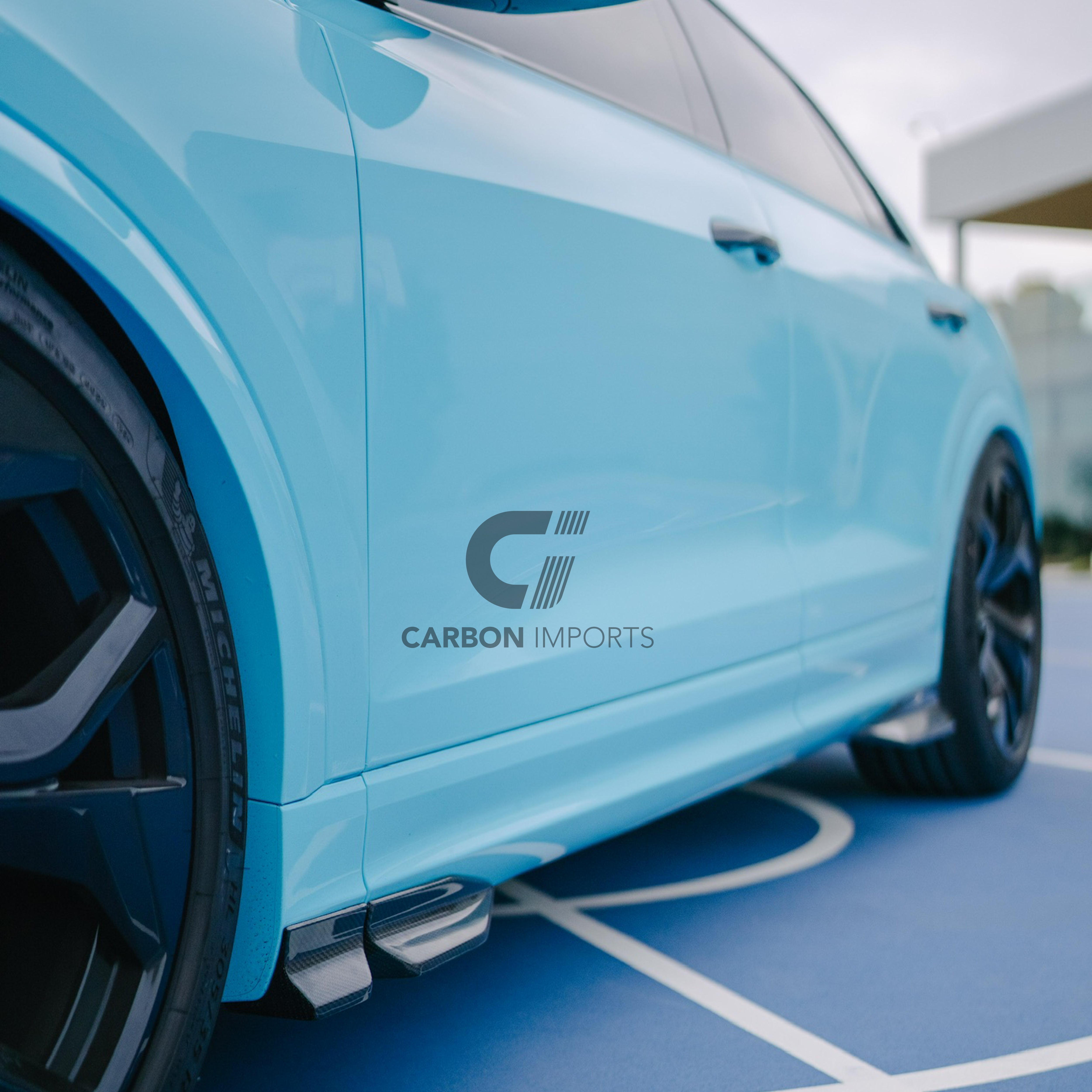 Audi RSQ8 Carbon Fiber Side Skirts 2020-2024