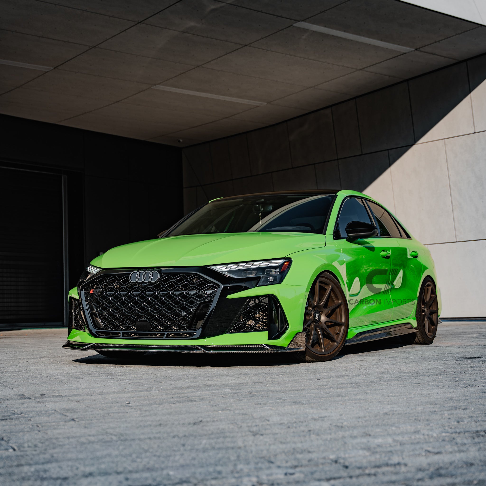 Audi RS3 8Y.5 Carbon Fiber Front Lip 2025-2026 V2