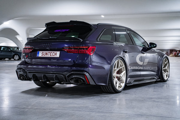 Audi RS6 C8 Carbon Fiber Rear Diffuser 2020-2024